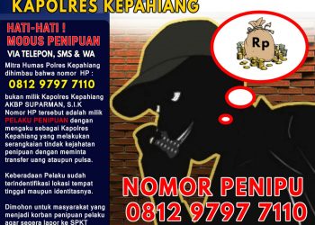 Waspada Penipuan Mengaku Kapolres Baru Kepahiang AKBP Suparman, S.I.K.