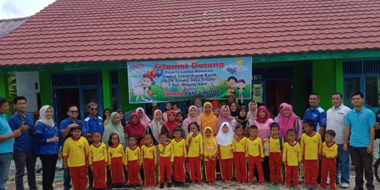 Yamaha Panca Motor dan Mandala Finance Adakan Lomba Mewarnai