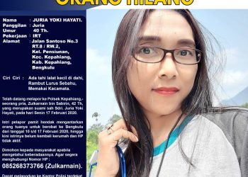 Seminggu Istri Tak Pulang, Suami Lapor Polisi