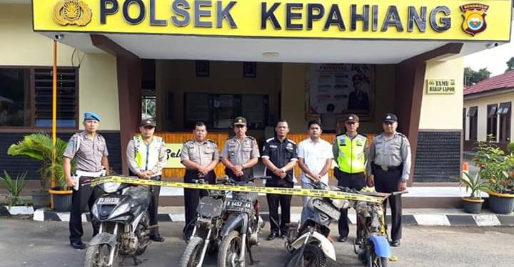 Kapolsek Kepahiang Persilahkan Masyarakat Ambil Sepeda Motor Hasil Operasi Cipta Kondisi