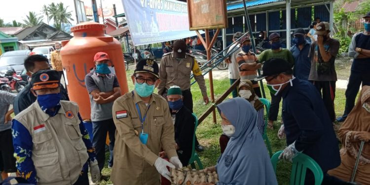 Pemkab Kepahiang Mulai Bagikan Bantuan Sembako Untuk Masyarakat Dampak Covid-19