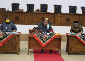 DPRD Kepahiang Terima Hasil Pembahasan LKPJ Bupati Kepahiang TA 2019 dari Komisi DPRD
