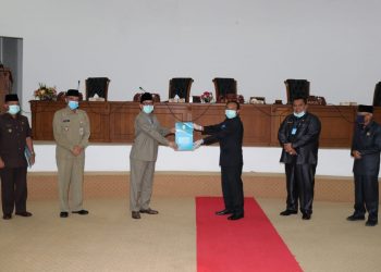 DPRD Kabupaten Kepahiang Gelar Paripurna Penyampaian Rekomendasi Terhadap LKPJ Bupati Kabupaten Kepahiang Tahun 2019