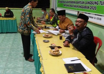 Pemdes Talang Gelompok Laksanakan Musyawarah Validasi Penerima BLT-DD Dan APBDES Perubahan Tahun 2020