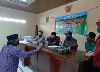 Pemerintah Desa Sido Makmur Salurkan BLT-DD Tahun 2020 Tahap 1