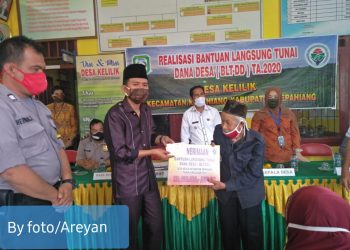 Pemerintah Desa Kelilik Salurkan BLT-DD Tahap 1 dan Tahap 2 Kepada 41 KK Penerima
