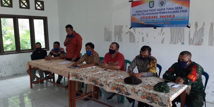 Pemerintah Desa Suro Muncar Laksanakan Sosialisasi Padat Karya Tunai dan Titik Nol Pembangunan Fisik