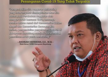 Pengendalian Penyebaran Covid-19 Menjadi Syarat Mutlak Pemulihan APBD Pasca Refocusing.
