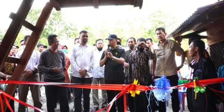 Gubernur Rohidin Resmikan Pengilingan Karet Dan Tinjau Kandang Sapi Binaan BUMP