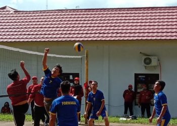Pertandingan Sengit, Tim Kejari Kepahiang Vs Wartawan : Tim Kejari Menang Tipis