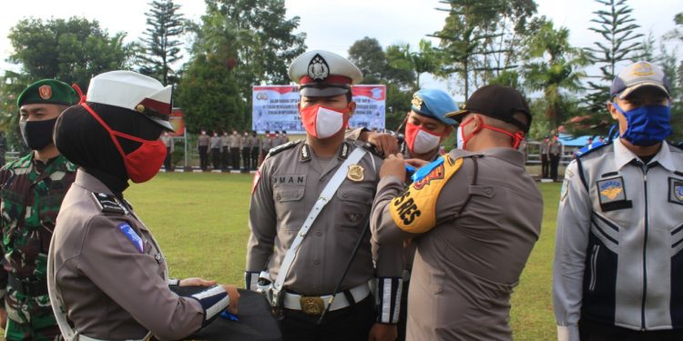 Polres Kepahiang Apel Gelar Pasukan Dalam Rangka Ops Patuh Nala 2020