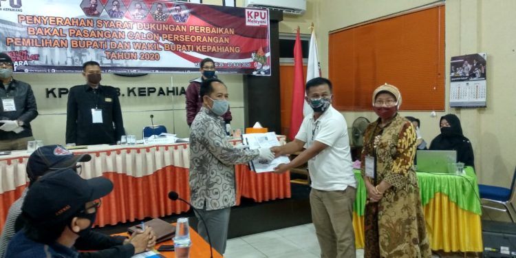 Edi-Ice Serahkan 11.959 Dukungan Perbaikan Ke KPU Kepahiang