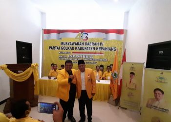 Andrian Defandra Mundur, Darmawansyah Terpilih Secara Aklamasi Pimpin Golkar Kepahiang
