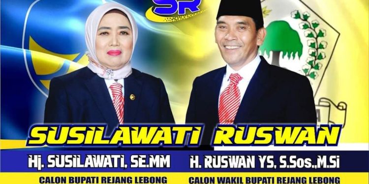 Susilawati-Ruswan Hari Minggu Daftar KPU