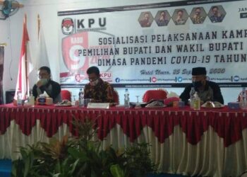 KPU Kepahiang Gelar Sosialisasi Pelaksanaan Kampanye Di Masa Pandemi Covid-19