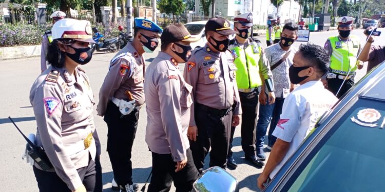 Antisipasi Massa Ke KPU Provinsi, Polres Kepahiang Lakukan Razia