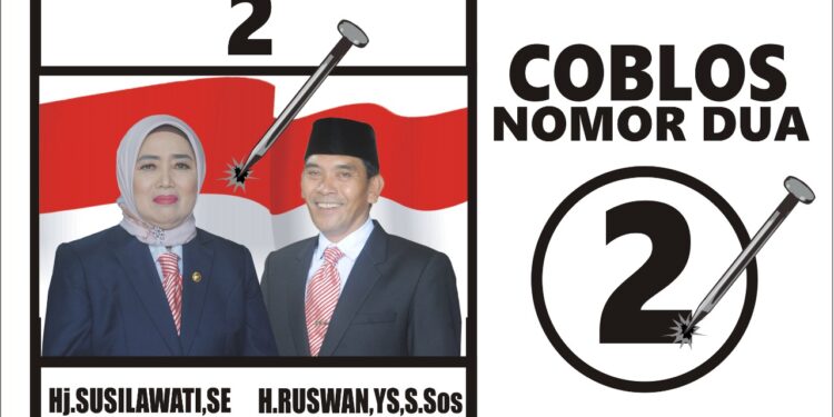 Coblos Nomor 2 Susilawati-Ruswan Untuk Rejang Lebong Sejahtera