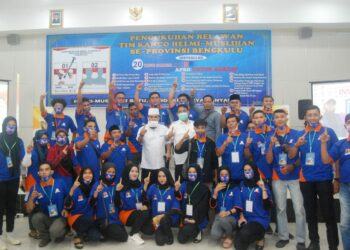 Tim Kanco Helmi-Muslihan Buka Posko ‘Bahagia’ Jum’at Berbagi