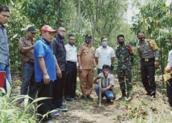 Pemdes Desa Tertik Laksanakan Musyawarah Pra Pelaksanaan  Dan Titik Nol