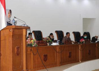 Rapat Paripurna Penyampaian Nota Pengantar Raperda APBD Kabupaten Kepahiang Tahun Anggaran 2021