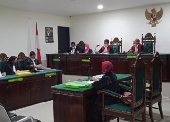 Sidang Perdana Dugaan Korupsi ‘DD’ Daspetah 1 Th 2018 Dilakukan Secara Daring