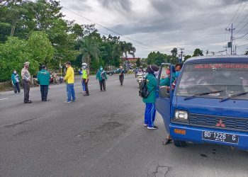 Dinkes Kepahiang Bagikan Ribuan Masker Gratis