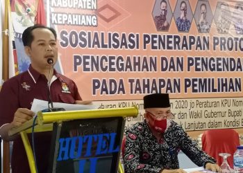 KPU Kepahiang Terapkan Prokes Ketat Saat Pencoblosan