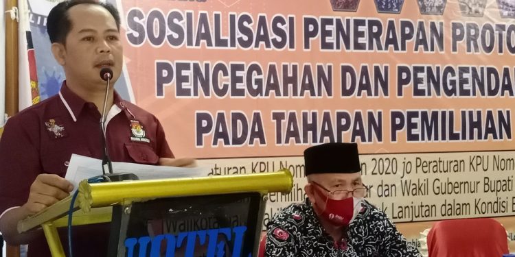 KPU Kepahiang Terapkan Prokes Ketat Saat Pencoblosan