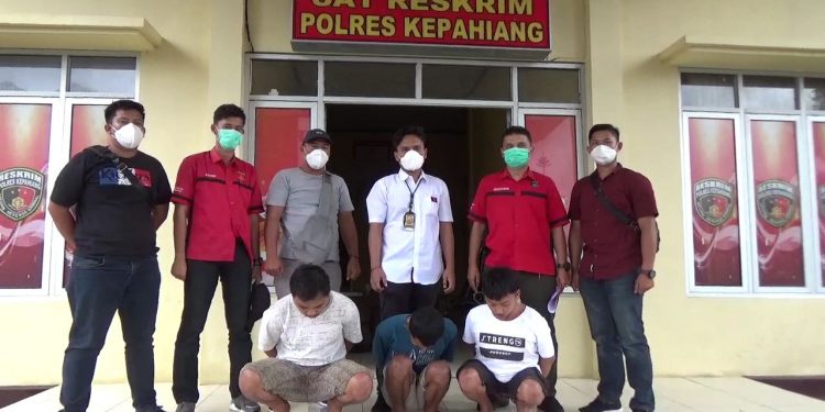 Polres Kepahiang Berhasil Ciduk 3 Pelaku Penusukan Terhadap Warga Desa Tertik