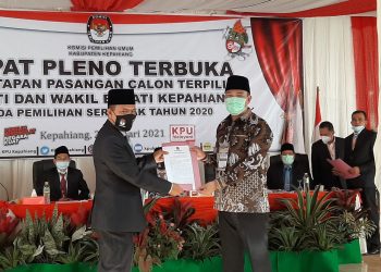 KPU Kepahiang Gelar Pleno Terbuka Penetapan Bupati Dan Wakil Bupati Terpilih Kabupaten Kepahiang 