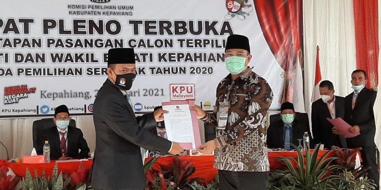 KPU Kepahiang Gelar Pleno Terbuka Penetapan Bupati Dan Wakil Bupati Terpilih Kabupaten Kepahiang 