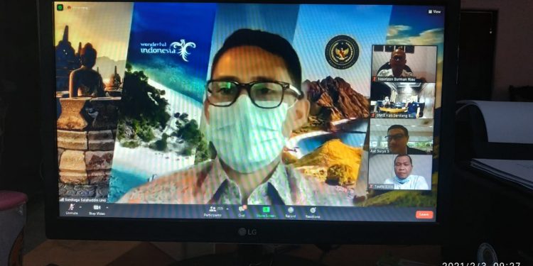 Menteri Pariwisata Sandiaga Uno Ajak SMSI Bangkitkan Wisata Indonesia
