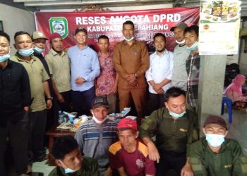 Jaring Aspirasi, Eko Guntoro Dan Agung Prayoga Gelar Reses Di Desa Batu Kalung