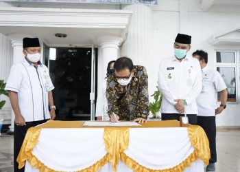 Serah Terima Jabatan Bupati Dan Wakil Bupati Kepahiang Periode 2016-2021 Kepada Plh Bupati
