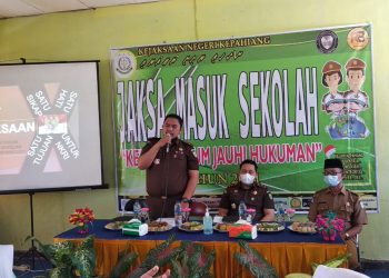 Siswa-Siswi SMPN 2 Tebat Karai Antusias Ikut Program ‘JMS’ Kejari Kepahiang