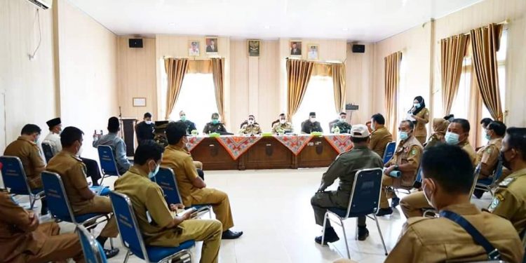 Bupati Kepahiang Hadiri Rapat Koordinasi Evaluasi Penanganan Covid-19