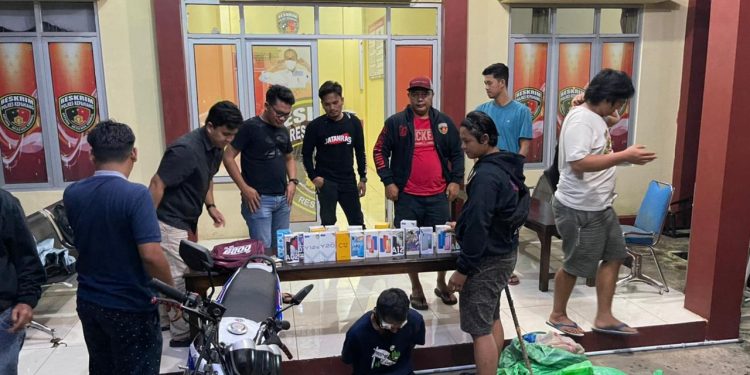 Pembobol Konter HP Saha Seluler Berhasil Diciduk Tim Elang Jupi Polres Kepahiang