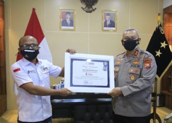 Apresiasi Kinerja Polri, SMSI Berikan Piagam Penghargaan Kepada Kapolda Bengkulu