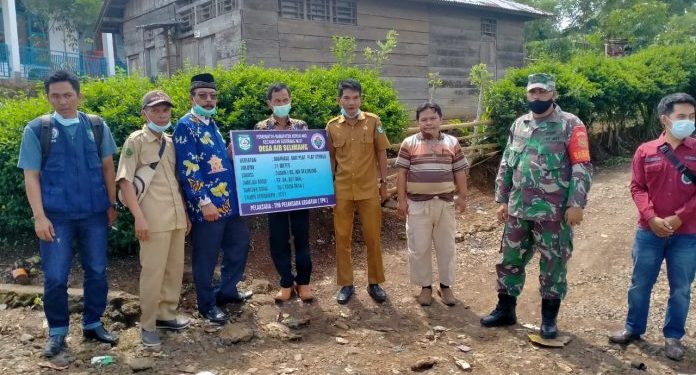 Titik Nol Pekerjaan DD Tahun Anggaran Tahun 2021 Desa Air Selimang