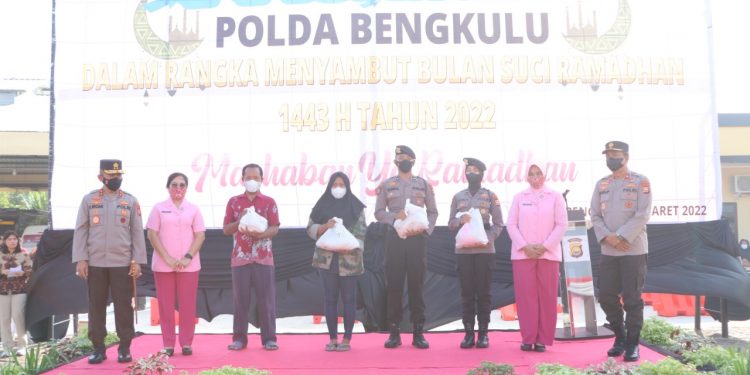 Jelang Ramadhan, Polda Bengkulu Gelar Pasar Murah