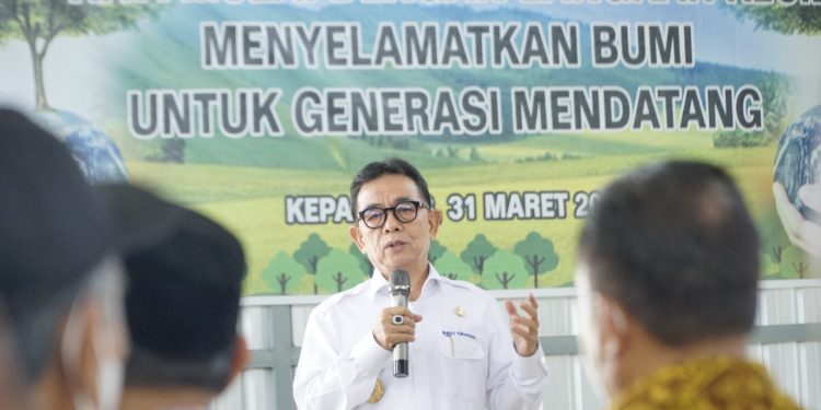 Bupati Resmikan Pabrik Pupuk Organik