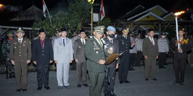 Pemkab Kepahiang Gelar Apel Kehormatan dan Renungan Suci Dalam Rangka HUT RI Ke 77