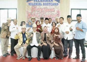 Bupati Kepahiang Buka Pelatihan Milenial Bootcamp Batik Ecoprint