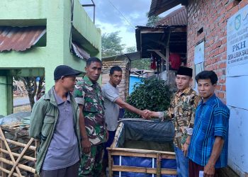 Program Ketahanan Pangan, Pemdes Lubung Saung Salurkan Bibit Ikan Lele