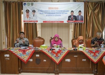 Dinas Kominfosantik Kepahiang Gelar Sosialisasi Aplikasi E-Statistik Sektoral