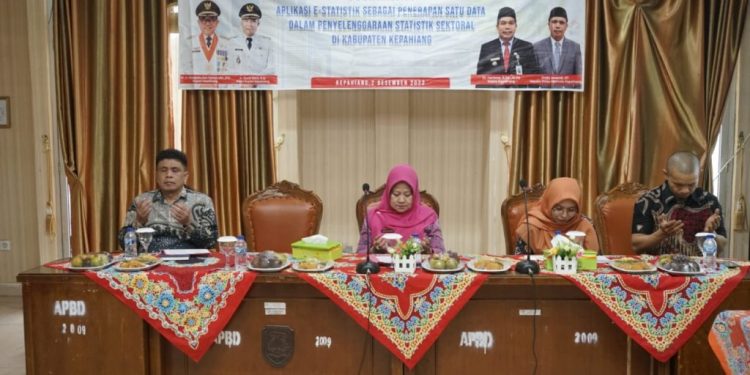 Dinas Kominfosantik Kepahiang Gelar Sosialisasi Aplikasi E-Statistik Sektoral