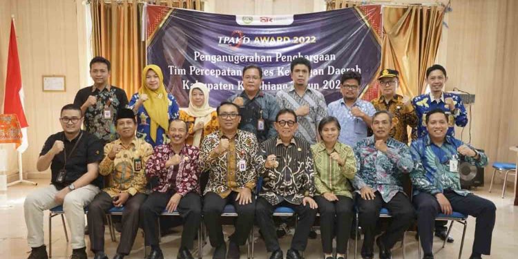Pemkab Kepahiang Raih Penghargaan TPAKD Award Tahun 2022
