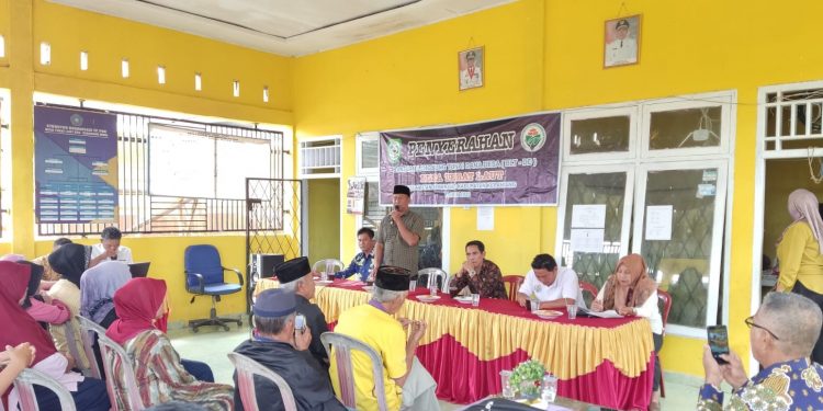 Pemdes Tebat Laut Salurkan BLT-DD Tahap Akhir