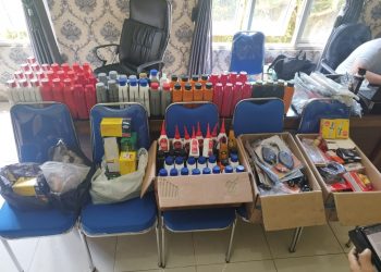 Bawa Ratusan Oli Motor Diduga Palsu, 2 Orang Warga RL Diamankan Polres Kepahiang