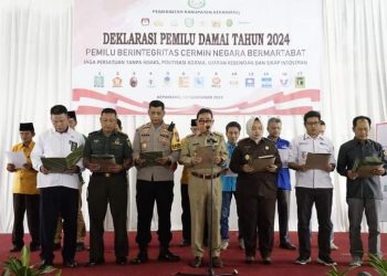 Pemkab Kepahiang Gelar Deklarasi Pemilu Damai Tahun 2024